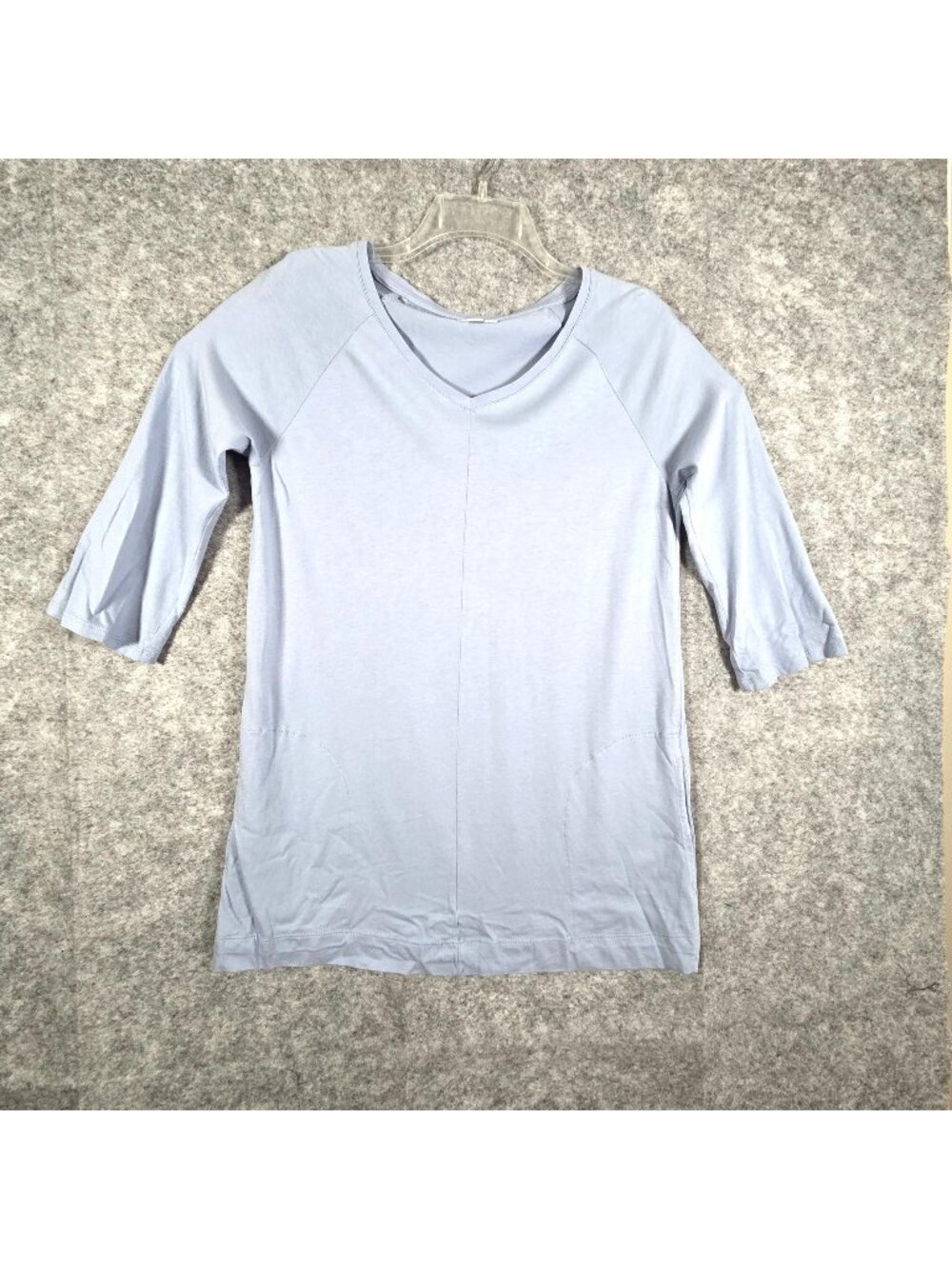 J. Jill Pure Jill Women's Long Sleeve Pullover V Neck Tunic Top Lavender Size XS